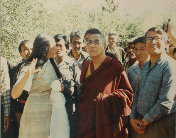 His Holiness at the consecration